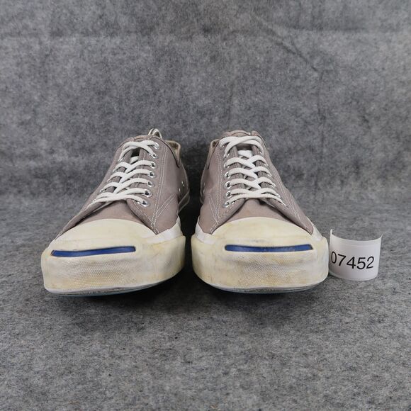 Converse Shoes Mens 9 Sneakers Jack Purcell Comfort Wedge Classic Canvas Grey - Picture 3 of 16